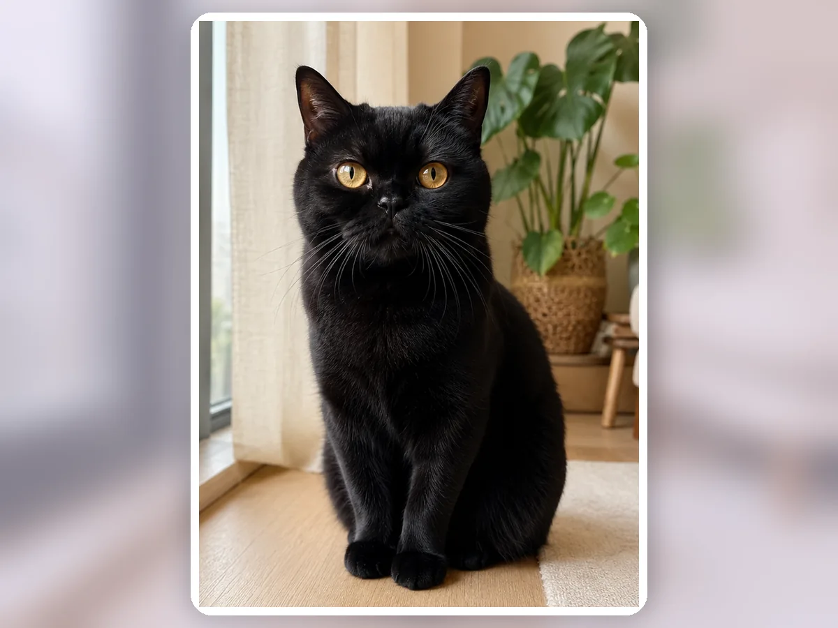 A 16:9 banner crop and 3:4 portrait crop of the same black cat.